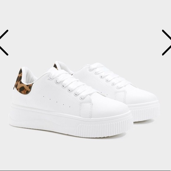 Nasty Gal Shoes - Platform leopard sneakers